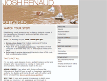 Tablet Screenshot of joshrenaud.com